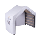 Großes Kletterdreieck / Spielhaus blau-grau