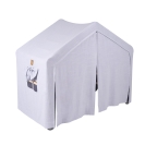 Großes Kletterdreieck / Spielhaus blau-grau