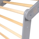 Großes Kletterdreieck / Spielhaus blau-grau