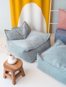 XL-Sitzkissen Cord grün