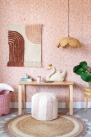 Runder Jute Teppich Sem beige