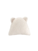 Wigiwama Boucle Teddy Bär Kissen creme