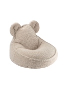 Wigiwama Sitzsack Bär Boucle Teddy Biscuit beige