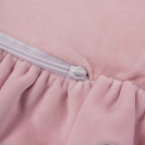 runde Spielmatte mit Rüschen rosa