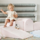 Schaumstoffbausteine Bouclé rosa