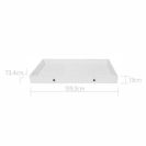 Babybett Lumi weiß 70x140