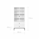 Bücherregal / Vitrine Lumi