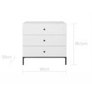 Kinderkommode Lumi weiß