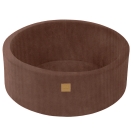 Bällebad schokobraun Cord inkl. 200 Bälle