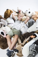 Tierkopf Trophäe Einhorn Fay beige