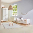 Babybett Ratata weiß-natur 60x120