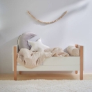 Babybett Ratata weiß-natur 60x120