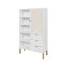 Bücherregal Ratata weiß-natur