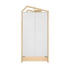 Schrank Tatam 2-türig weiß-natur