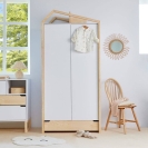 Schrank Tatam 2-türig weiß-natur