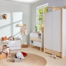 Schrank Tatam 2-türig weiß-natur