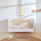 multifunktionales Babybett Tatam 70x140 weiß-natur