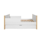 multifunktionales Babybett Tatam 70x140 weiß-natur