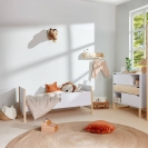 multifunktionales Babybett Tatam 70x140 weiß-natur