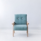 Samt Kindersessel mint mit Armlehne