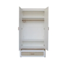 Theo Bebe Schrank Oceania Neige weiß-Rattan