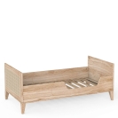 Theo Bebe Babybett Nami Bois 70x140 Holz Rattan