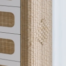 Theo Bebe Rattan Kommode Coquillage