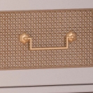 Theo Bebe Rattan Kommode Hermione Lune hellgrau