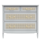 Theo Bebe Rattan Kommode Hermione Lune hellgrau