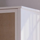 Theo Bebe Rattan Schrank Hermione Neige weiß