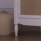 Theo Bebe Rattan Schrank Hermione Neige weiß