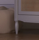 Theo Bebe Rattan Schrank Hermione Lune hellgrau