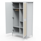 Theo Bebe Rattan Schrank Hermione Lune hellgrau