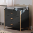 Theo Bebe Kommode Océane Neige anthrazit