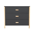 Theo Bebe Kommode Océane Neige anthrazit