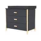 Theo Bebe Kommode Océane Neige anthrazit