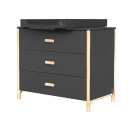 Theo Bebe Kommode Océane Neige anthrazit