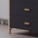 Theo Bebe Kommode Océane Neige anthrazit