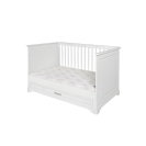Babybett Melody weiß 70x140 umbaubar