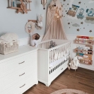 Babybett Melody weiß 70x140 umbaubar