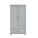 Schrank Melody 2-türig grau