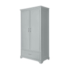 Schrank Melody 2-türig grau