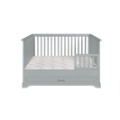 Babybett Melody grau 70x140 umbaubar