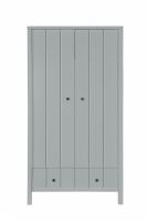 Schrank Allpin 2-türig grau