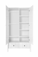 Schrank Allpin 2-türig grau