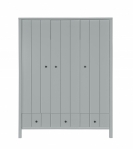 Schrank Allpin 3-türig grau