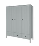 Schrank Allpin 3-türig grau