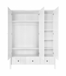 Schrank Allpin 3-türig grau