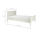 Bellamy Bett Ines 120x200 weiß