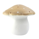 Pilzlampe Mokka groß